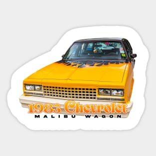1983 Chevrolet Malibu Wagon Sticker